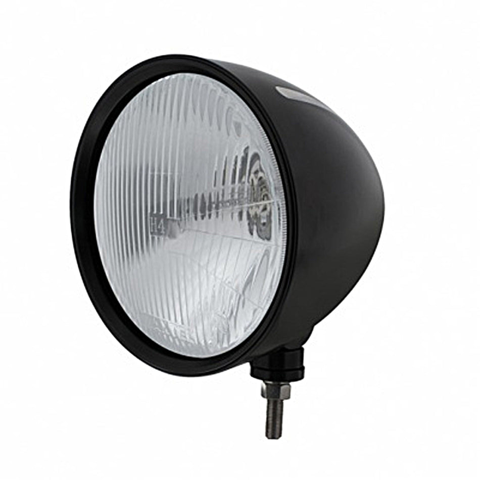 United Pacific - Black "Billet" Style Groove Headlight H4 Bulb