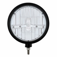 United Pacific - Black "Billet" Style Groove Headlight 5 LED Bulb (Blackout or Chrome)