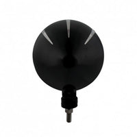 United Pacific - Black "Billet" Style Groove Headlight With Visor 5 LED Bulb (Blackout or Chrome)