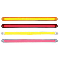 United Pacific - 24 LED Dual Function 12" GloLight Bar With Bezel (Various Colors)