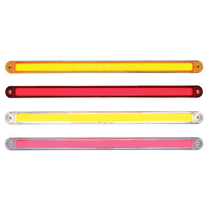 United Pacific - 24 LED Dual Function 12" GloLight Bar With Bezel (Various Colors)