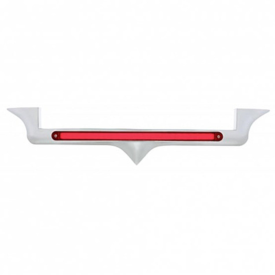 Chrome Hood Emblem Trim With 24 LED GloLight Bar For Kenworth (Various Colors)