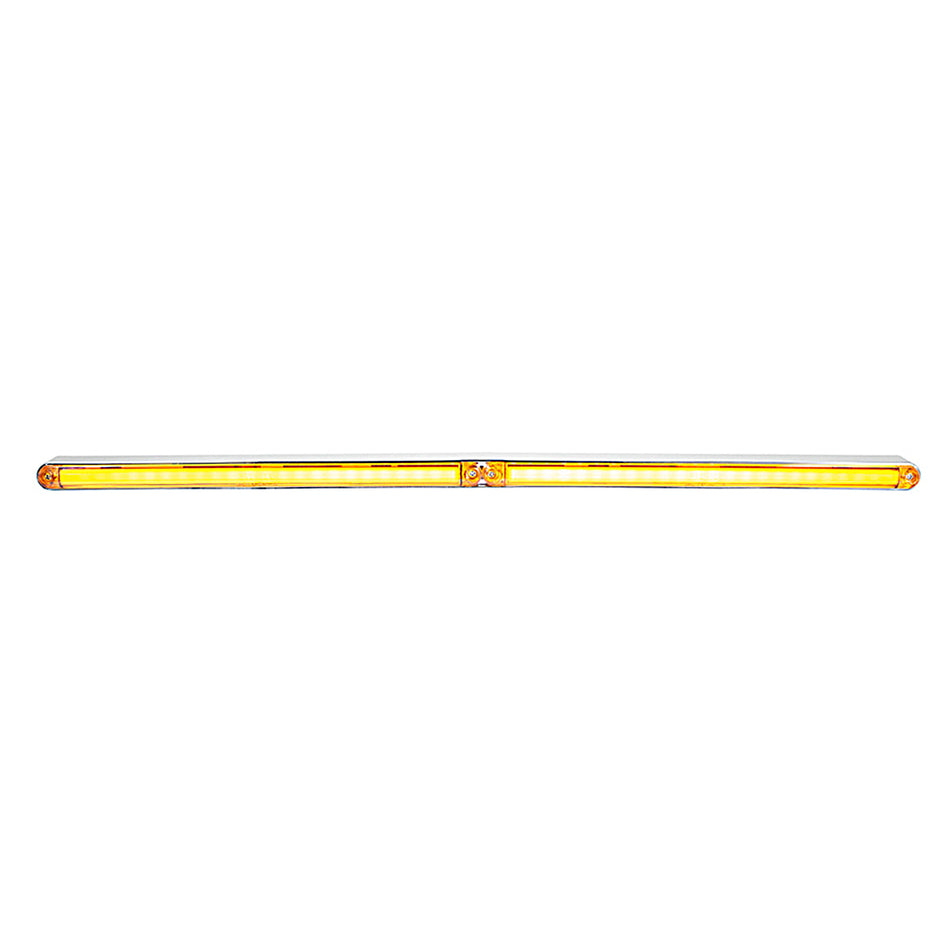 United Pacific - Dual 24 LED Dual Function 12" GloLight Bar With Bezel (Various Colors)