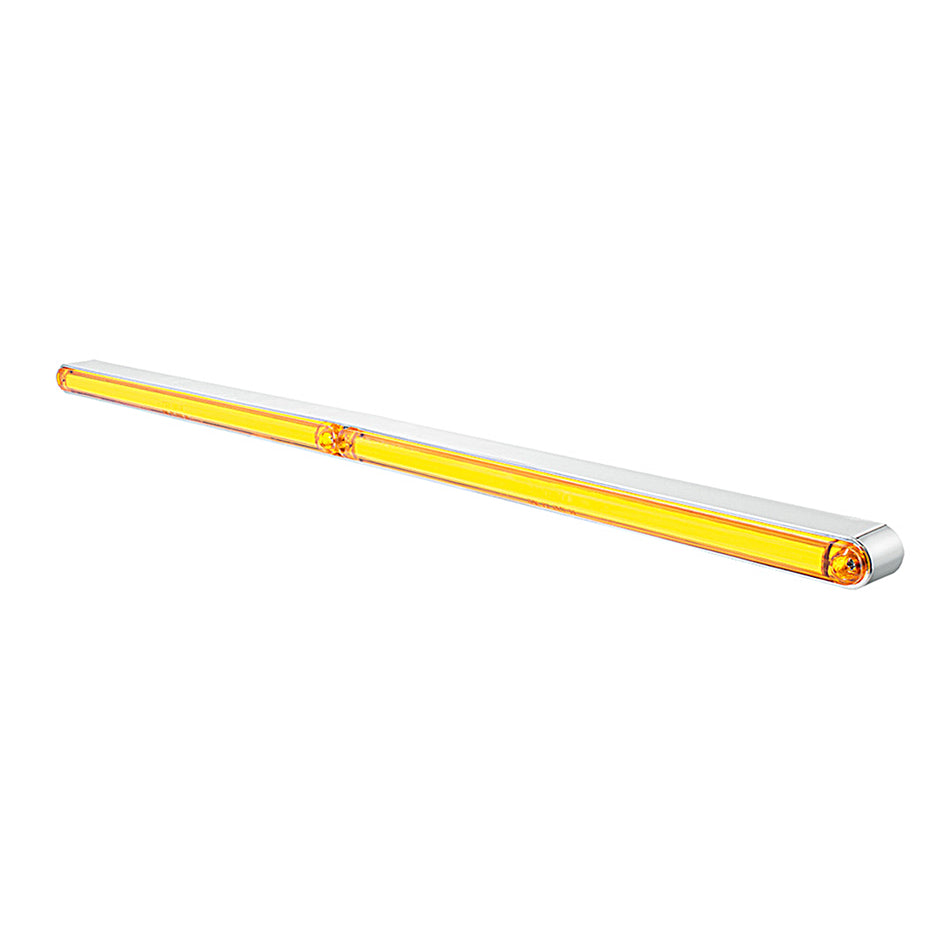 United Pacific - Dual 24 LED Dual Function 12" GloLight Bar With Bezel (Various Colors)