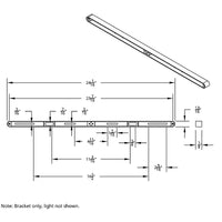 United Pacific - Dual 24 LED Dual Function 12" GloLight Bar With Bezel (Various Colors)