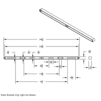 United Pacific - Dual 24 LED Dual Function 12" GloLight Bar With Bezel (Various Colors)