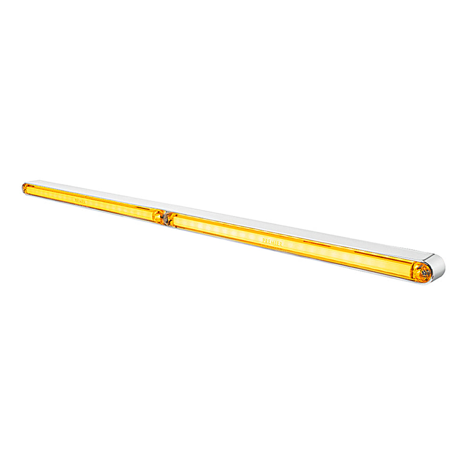United Pacific - Dual 24 LED Dual Function 12" GloLight Bar With Bezel (Various Colors)