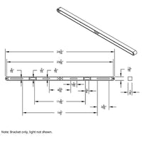 United Pacific - Dual 24 LED Dual Function 12" GloLight Bar With Bezel (Various Colors)
