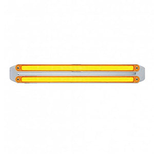 United Pacific - Dual 24 LED Dual Function 12" GloLight Bar With Bezel (Various Colors)