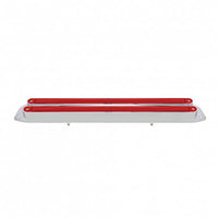 United Pacific - Dual 24 LED Dual Function 12" GloLight Bar With Bezel (Various Colors)