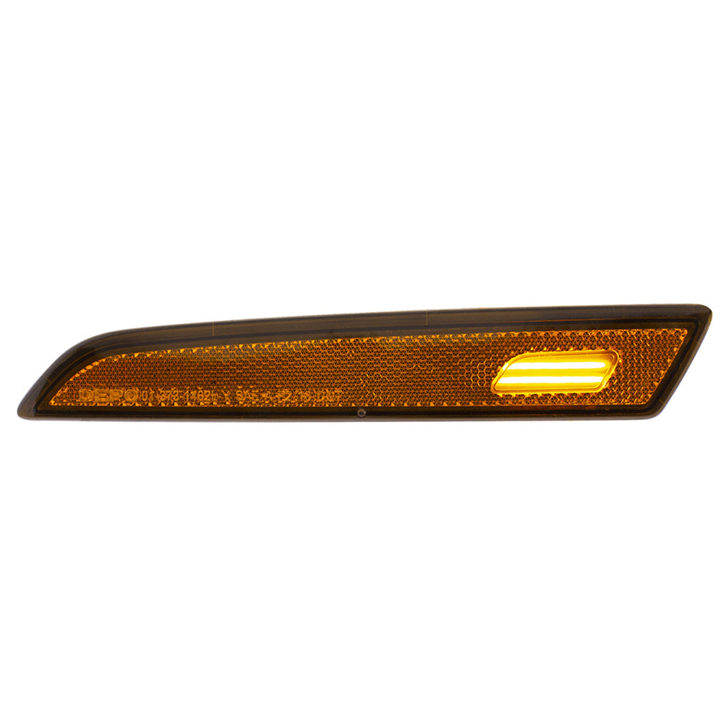 United Pacific - LED Hood Fender Side Marker Light For 2018-2024 Volvo VNL (Driver or Passenger Side)