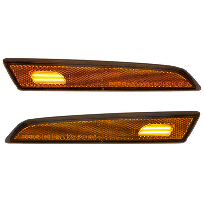 United Pacific - LED Hood Fender Side Marker Light For 2018-2024 Volvo VNL (Driver or Passenger Side)