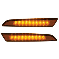 United Pacific - 10 LED Hood Fender Side Marker Light For 2018-2024 Volvo VN/VNL (Driver or Passenger Side)