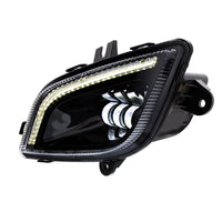 34 LED Black or Chrome Fog Light With LED Light Bar For 2018-2024 Freightliner Cascadia (Driver or Passenger Side)