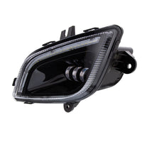 34 LED Black or Chrome Fog Light With LED Light Bar For 2018-2024 Freightliner Cascadia (Driver or Passenger Side)