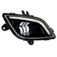 34 LED Black or Chrome Fog Light With LED Light Bar For 2018-2024 Freightliner Cascadia (Driver or Passenger Side)