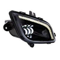 34 LED Black or Chrome Fog Light With LED Light Bar For 2018-2024 Freightliner Cascadia (Driver or Passenger Side)