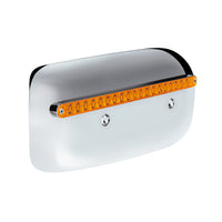 19 LED Rear Headlight Housing Cover For 2008-2023 Peterbilt 389 - Amber LEDs w Amber or Clear Lens (Driver or Passenger Side)