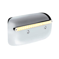 19 LED Rear Headlight Housing Cover For 2008-2023 Peterbilt 389 - Amber LEDs w Amber or Clear Lens (Driver or Passenger Side)