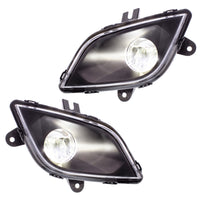 Black High Power LED Fog Light For 2018-2024 Freightliner Cascadia (Driver or Passenger Side)