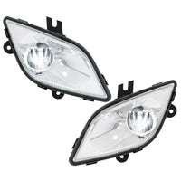 Chrome Single LED Fog Light For 2018-2024 Freightliner Cascadia - Competition (Driver or Passenger Side)