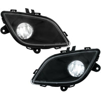Black Single LED Fog Light For 2018-2024 Freightliner Cascadia - Competition (Driver or Passenger Side)