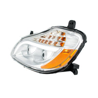 United Pacific - Chrome 8 LED Projection Headlight For 2013-2021 Kenworth T680 (Driver or Passenger Side)