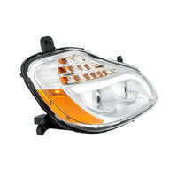 United Pacific - Chrome 8 LED Projection Headlight For 2013-2021 Kenworth T680 (Driver or Passenger Side)
