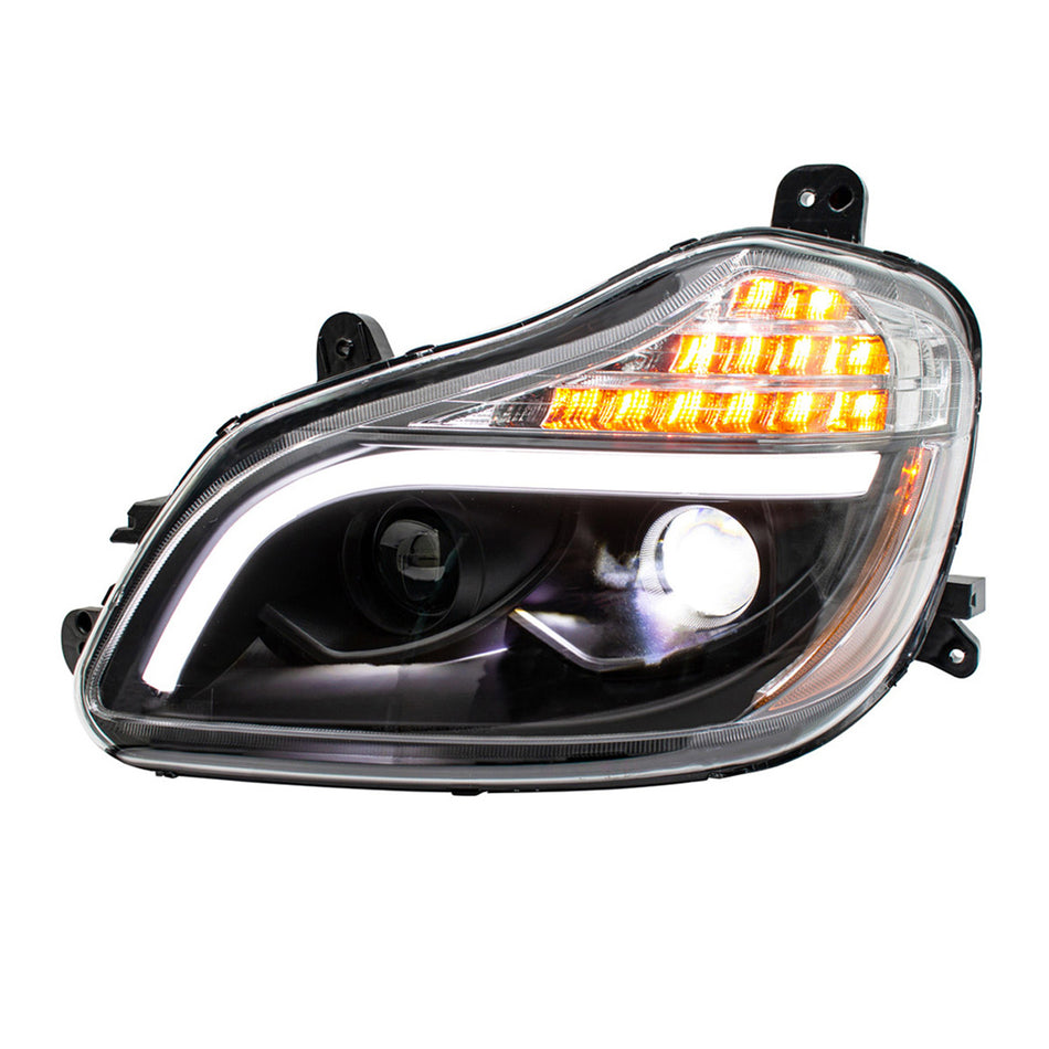 Blackout 8 LED Projection Headlight For 2013-2021 Kenworth T680 (Driver or Passenger Side)