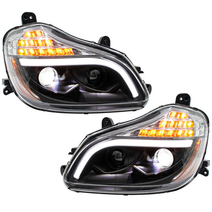 Blackout 8 LED Projection Headlight For 2013-2021 Kenworth T680 (Driver or Passenger Side)
