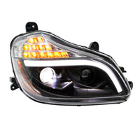 Blackout 8 LED Projection Headlight For 2013-2021 Kenworth T680 (Driver or Passenger Side)