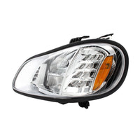 Chrome High Power Full LED Headlight For 2003-2024 Freightliner M2 (Driver or Passenger Side)