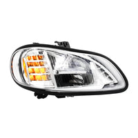 Chrome High Power Full LED Headlight For 2003-2024 Freightliner M2 (Driver or Passenger Side)