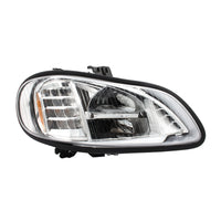 Chrome High Power Full LED Headlight For 2003-2024 Freightliner M2 (Driver or Passenger Side)