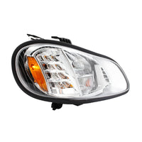 Chrome High Power Full LED Headlight For 2003-2024 Freightliner M2 (Driver or Passenger Side)