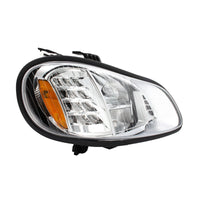 Chrome High Power Full LED Headlight For 2003-2024 Freightliner M2 (Driver or Passenger Side)