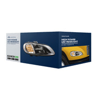 Blackout High Power Full LED Headlight For 2003-2024 Freightliner M2 (Driver or Passenger Side)