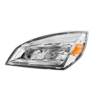 High Power Chrome or Black LED Headlight For 2018-2024 Freightliner Cascadia (Driver or Passenger Side)