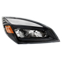 High Power Chrome or Black LED Headlight For 2018-2024 Freightliner Cascadia (Driver or Passenger Side)