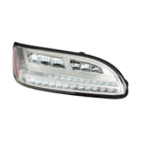 Chrome or Black 6 LED Headlight For Peterbilt 386 (2006-2016) & 387 (2000-2011) (Driver or Passenger Side)