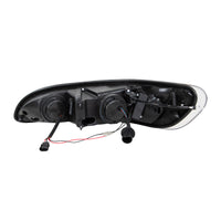 Chrome or Black 6 LED Headlight For Peterbilt 386 (2006-2016) & 387 (2000-2011) (Driver or Passenger Side)