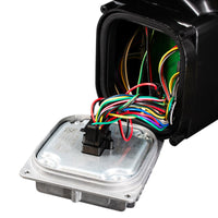 Blackout Full LED Headlight With Switchable Sequential Turn Signal - 2018-2024 Volvo VNL (Driver or Passenger Side)