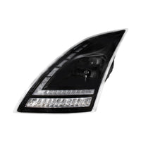 Blackout Full LED Headlight With LED Turn Signal and DRL For 2018-2024 Volvo VNL (Driver or Passenger Side)