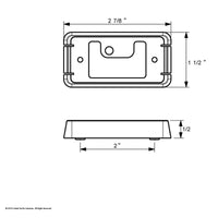United Pacific - Chrome Mounting Bracket