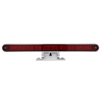 10 LED Split Function 3rd Brake Light With Chrome Swivel Pedestal Base (Red LEDs/Red Lens)