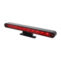 10 LED Split Function 3rd Brake Light With Chrome Swivel Pedestal Base (Red LEDs/Red Lens)