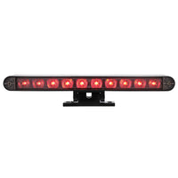 10 LED Dual Function 3rd Brake Light With Black Swivel Pedestal Base (Red LEDs/Clear Lens)