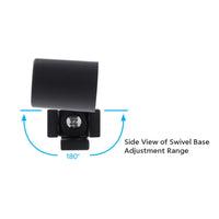 10 LED Dual Function 3rd Brake Light With Black Swivel Pedestal Base (Red LEDs/Clear Lens)