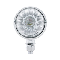 Chrome Double Face Housing With 2 Watermelon Glass Lens (Dark Amber or Clear Lens)