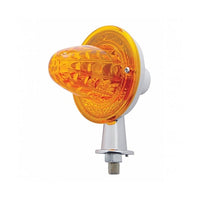 1-1/8" or 2-1/8" Arm Crystal Honda Light With Single or Double Contact (Amber Lens)